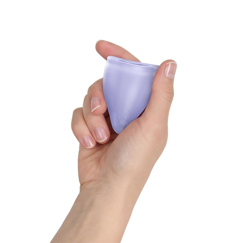 Багаторазова менструальна чаша – Fun Factory FUN CUP SIZE A, фіолетового кольору, діаметр 4 см, об’єм 20 мл