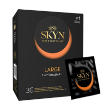 Безлатексні преміум-презервативи збільшеного розміру – SKYN Large, 56 мм, 36 шт.