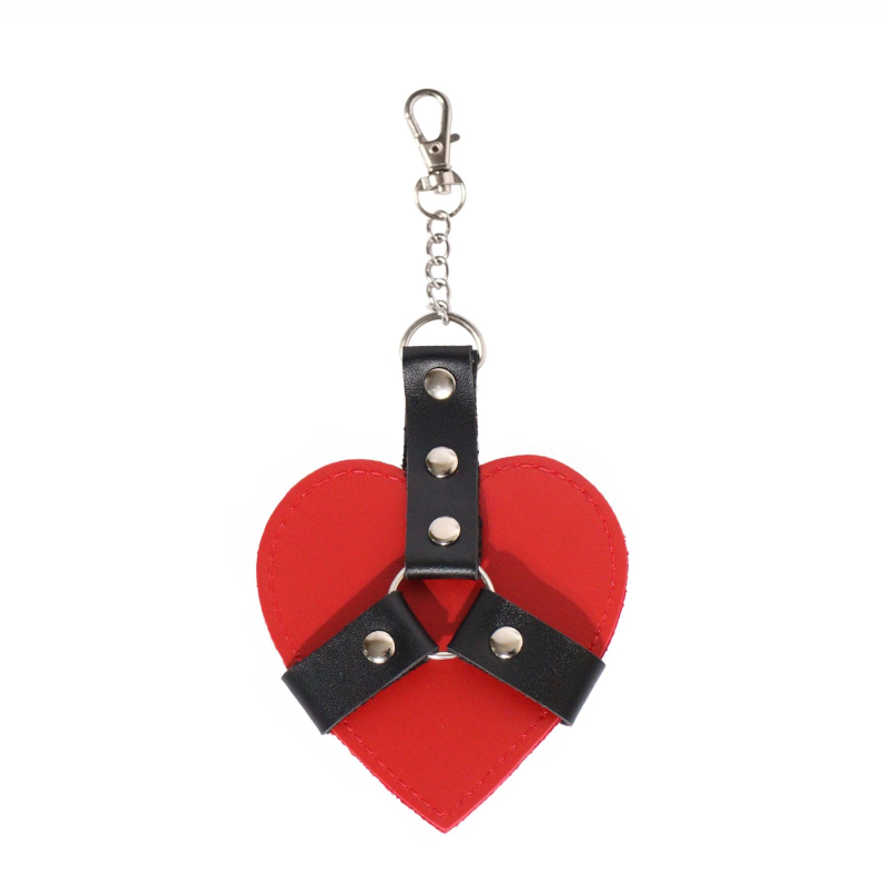 Червоний брелок для ключів на карабіні – Art of Sex Chained Heart