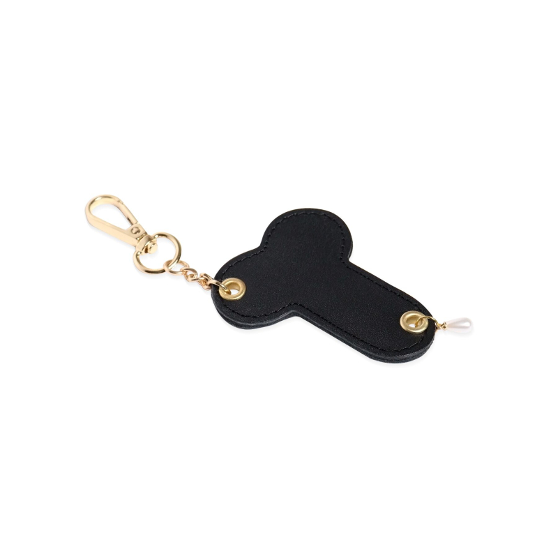 Чёрный брелок для ключей на карабине – Art of Fhallus