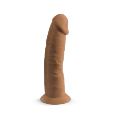 Двошаровий фалоімітатор – SilexD Henry Caramel Model 2, 19.1 см, силікон і Silexpan, діаметр 4.8 см
