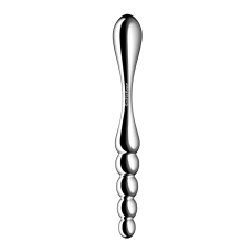 Двосторонній металевий дилдо – Satisfyer Star Force 1, підходить для нагрівання та охолодження