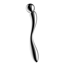 Двосторонній металевий дилдо – Satisfyer Star Force 2, підходить для нагрівання та охолодження