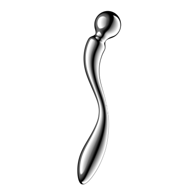 Двосторонній металевий дилдо – Satisfyer Star Force 2, підходить для нагрівання та охолодження