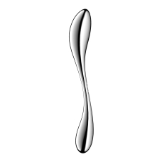Двосторонній металевий дилдо – Satisfyer Star Force 3, підходить для нагрівання та охолодження, дуже важкий