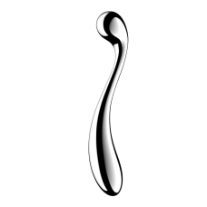 Двосторонній металевий дилдо – Satisfyer Star Force 4, підходить для нагрівання та охолодження, дуже важкий