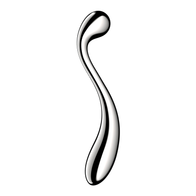 Двосторонній металевий дилдо – Satisfyer Star Force 4, підходить для нагрівання та охолодження, дуже важкий