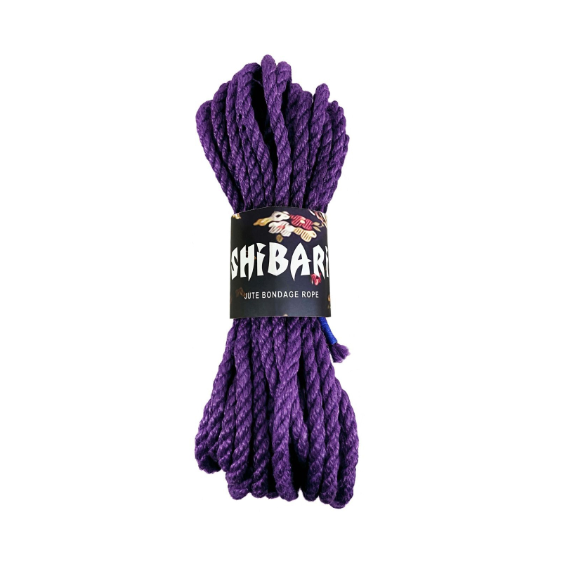 Джутовая веревка для шибари – Feral Feelings Shibari Rope, 8 м, сиреневого цвета