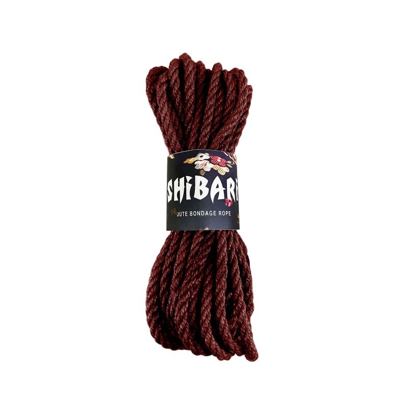 Джутовая веревка для шибари – Feral Feelings Shibari Rope, 8 м, коричневая