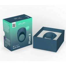 Ерекційне смарт-віброкільце – We-Vibe Pivot 2, графітового кольору