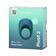Ерекційне смарт-віброкільце – We-Vibe Pivot 2, графітового кольору