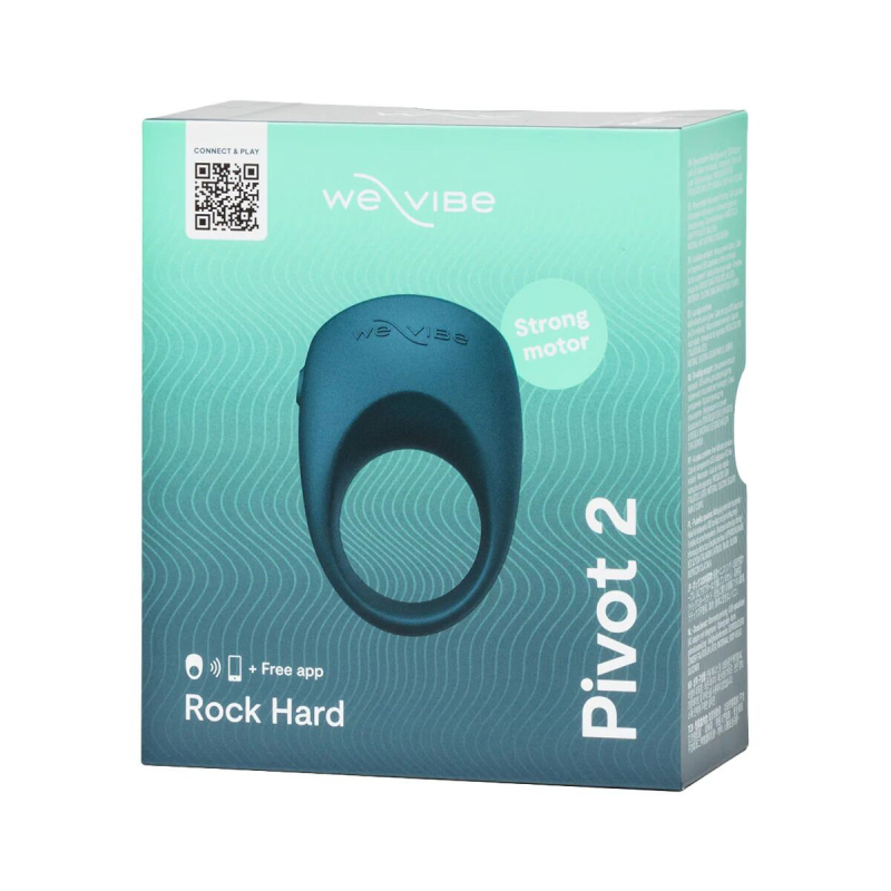 Ерекційне смарт-віброкільце – We-Vibe Pivot 2, графітового кольору