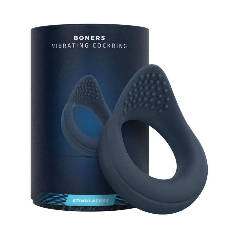 Ерекційне віброкільце зі стимуляцією промежини – Boners Vibrating Cock Ring