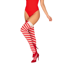 Еротичні різдвяні панчохи – Obsessive Kissmas, розмір S/M