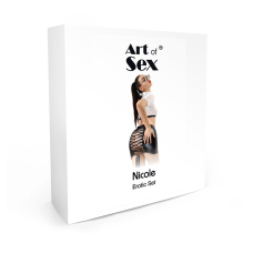 Еротичний костюм секретарки – Art of Sex Nicole, розмір L–2XL, окуляри, топ та спідниця
