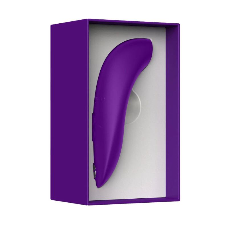 Фіолетовий вакуумний смарт-стимулятор для пар із технологією Pleasure Air – We-Vibe Melt 2 Purple, 13,8 см