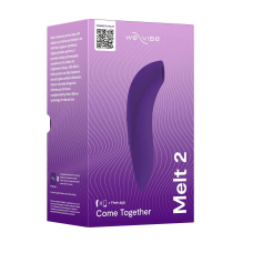 Фіолетовий вакуумний смарт-стимулятор для пар із технологією Pleasure Air – We-Vibe Melt 2 Purple, 13,8 см