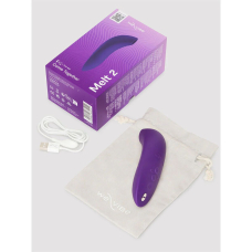 Фіолетовий вакуумний смарт-стимулятор для пар із технологією Pleasure Air – We-Vibe Melt 2 Purple, 13,8 см