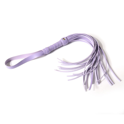 Флогер Art of Sex Flogger із плоскими хвостами, лавандовий