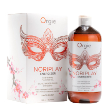 Гель для NURU-масажу з екстрактом гінкго білоба – Orgie Noriplay Energizer, 500 мл, захисне простирадло в комплекті