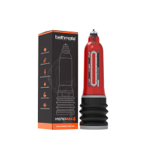 Гідропомпа – Bathmate Hydromax 8, червоного кольору, для пеніса довжиною 15–20 см і діаметром до 5.5 см