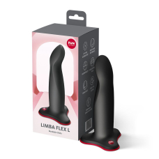 Гнучкий фалоімітатор з ефектом пам’яті – Fun Factory LIMBA FLEX L, чорного кольору, для стимуляції точки G