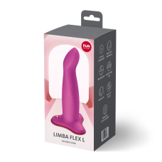 Гнучкий фалоімітатор з ефектом пам’яті – Fun Factory LIMBA FLEX L, пурпурового кольору, для стимуляції точки G