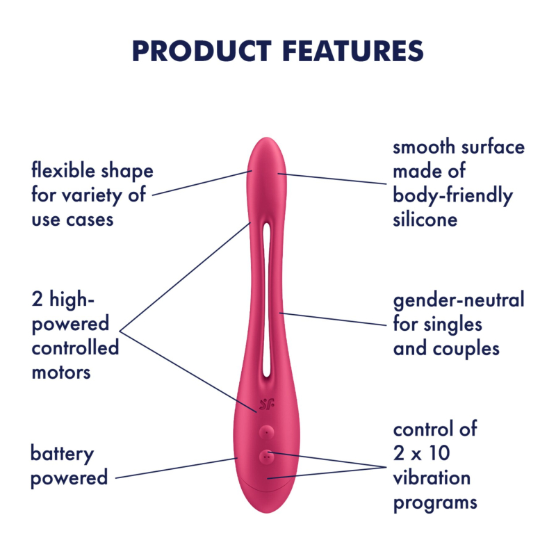 Гибкий вибратор для пар – Satisfyer Elastic Game Battery Series