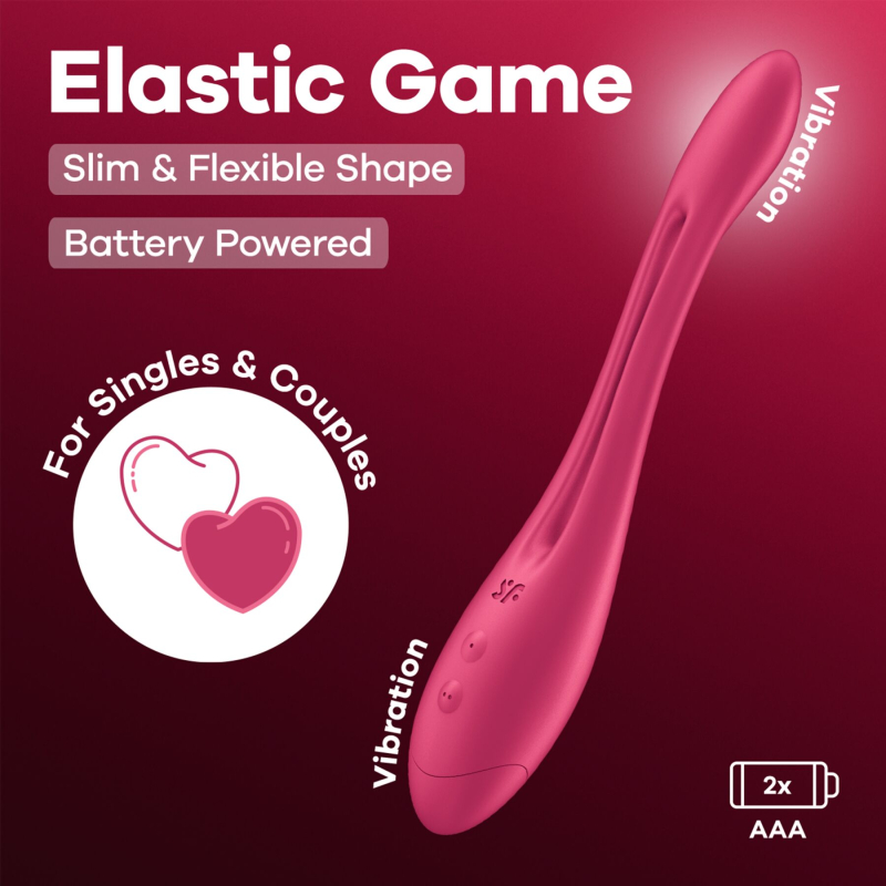 Гибкий вибратор для пар – Satisfyer Elastic Game Battery Series