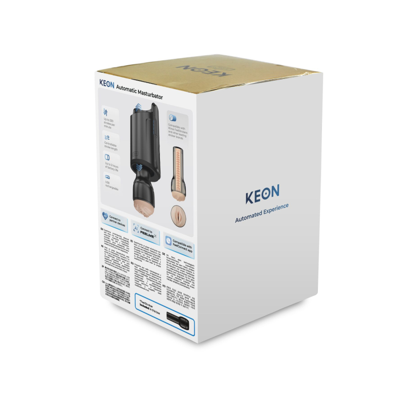 Інтерактивна секс-машина для чоловіків – Kiiroo Keon Wi-Fi Combo Set, у комплекті з мастурбатором