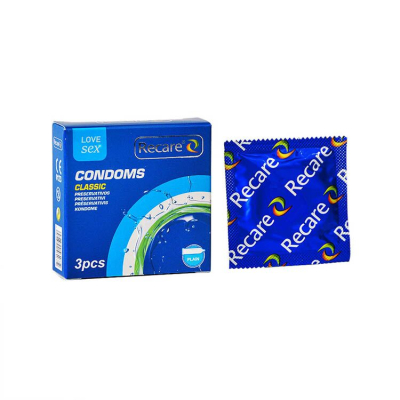 Класичні презервативи – Recare Classic Condoms, 3 шт.