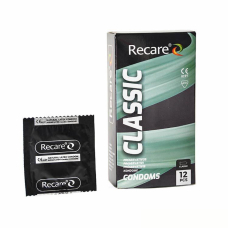 Классические презервативы в голографической упаковке – Recare Holographic Classic Condoms, 12 шт.
