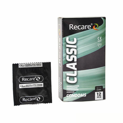 Класичні презервативи в голографічному пакованні – Recare Holographic Classic Condoms, 12 шт.