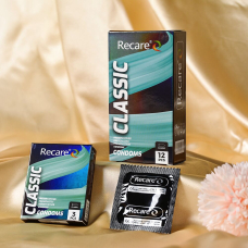 Классические презервативы в голографической упаковке – Recare Holographic Classic Condoms, 12 шт.
