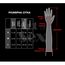Короткие виниловые митенки – Art of Sex Lora, размер S, черного цвета с голографическим эффектом