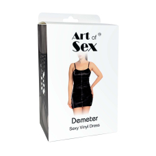 Лакована сукня – Art of Sex Demeter, розмір L, чорного кольору з голографічним ефектом