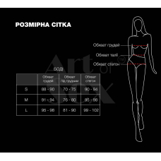 Лаковане боді – Art of Sex Jazz, розмір L, червоного кольору