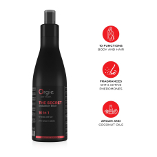 Лосьйон-еліксир з феромонами для тіла та волосся – Orgie The Secret Seduction Elixir 10 in 1, 200 мл