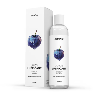 Лубрикант на водній основі з ягідним смаком – Satisfyer Juicy Lubricant Breezy Berry, 300 мл