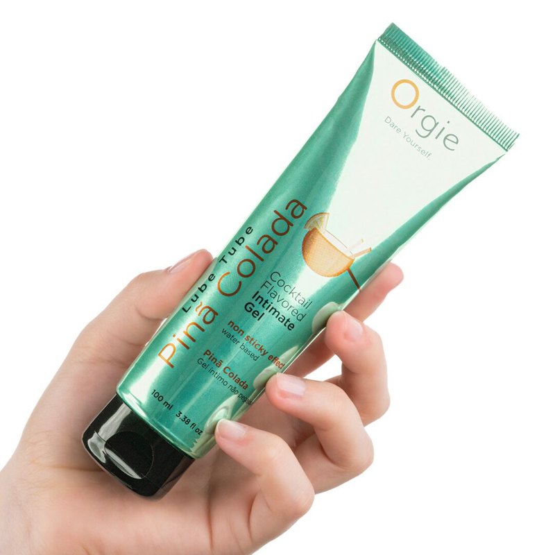 Лубрикант на водній основі зі смаком і ароматом Pina Colada – Orgie Lube Tube Pina Colada, 100 мл