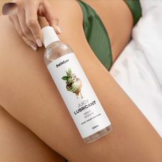 Лубрикант на водній основі зі смаком м’ятної мокки – Satisfyer Juicy Lubricant Minty Mocha, 300 мл