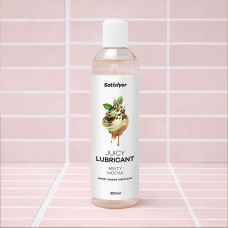 Лубрикант на водній основі зі смаком м’ятної мокки – Satisfyer Juicy Lubricant Minty Mocha, 300 мл