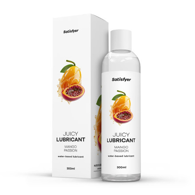 Лубрикант на водной основе со вкусом манго и маракуйи – Satisfyer Juicy Lubricant Mango & Passion, 300 мл