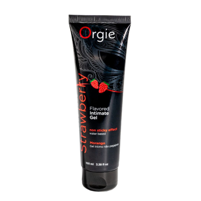 Лубрикант на водній основі зі смаком полуниці – Orgie Lube Tube Strawberry, 100 мл