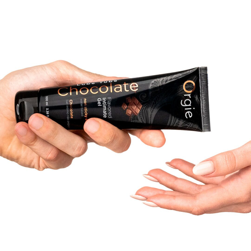 Лубрикант на водній основі зі смаком шоколаду – Orgie Lube Tube Chocolate, 100 мл