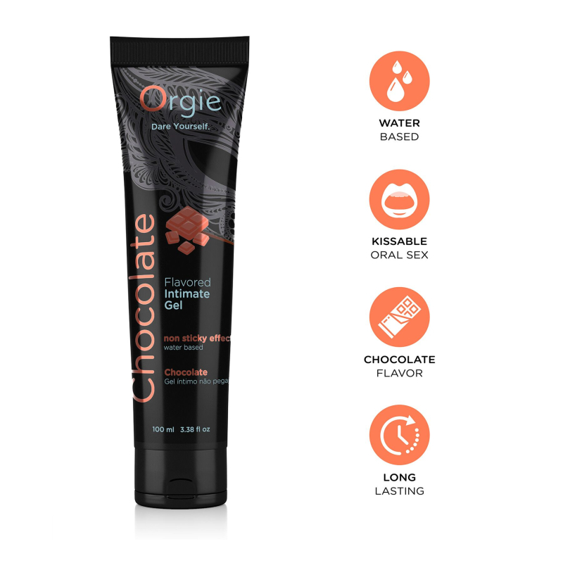 Лубрикант на водній основі зі смаком шоколаду – Orgie Lube Tube Chocolate, 100 мл