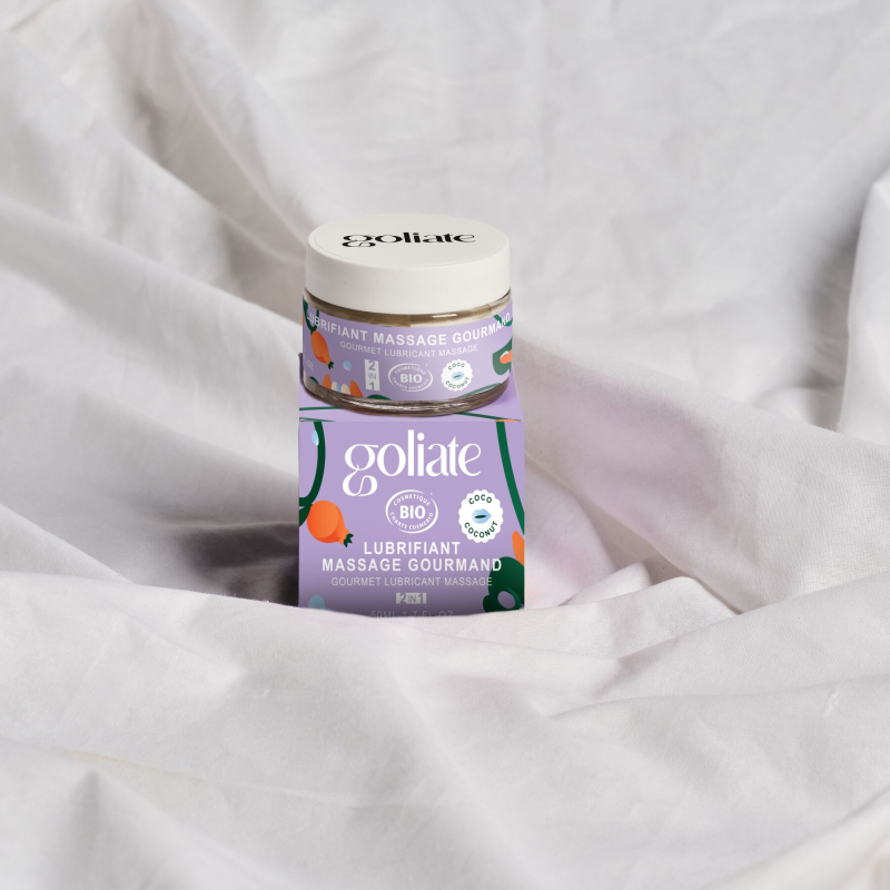 Масажна олія-лубрикант зі смаком та ароматом кокоса – Goliate Couple Gourmand Coco, 50 мл