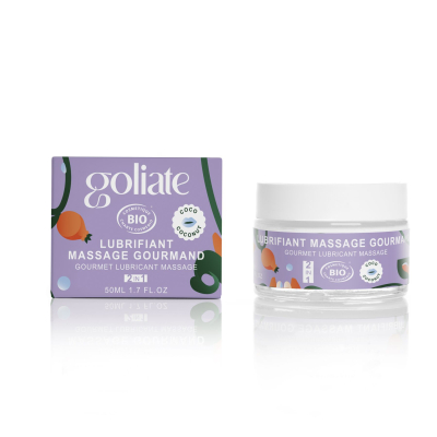 Масажна олія-лубрикант зі смаком та ароматом кокоса – Goliate Couple Gourmand Coco, 50 мл