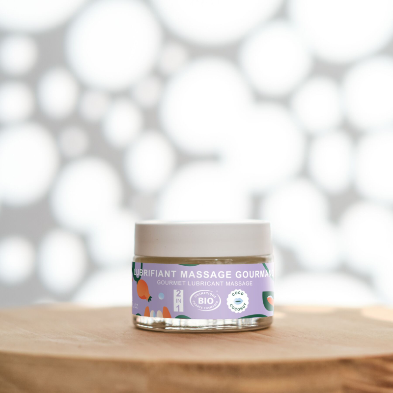 Масажна олія-лубрикант зі смаком та ароматом кокоса – Goliate Couple Gourmand Coco, 50 мл
