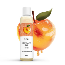 Масажна олія з ароматом персика – Satisfyer Massage Oil Peach, 250 мл